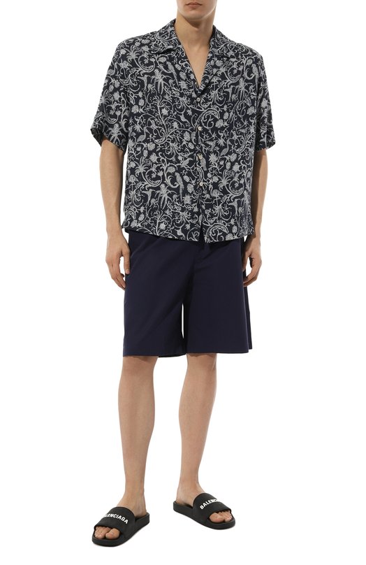 Шлепанцы Pool Balenciaga 565826/W1S80/1006 Чёрный  565826/W1S80/1006 Фото 2