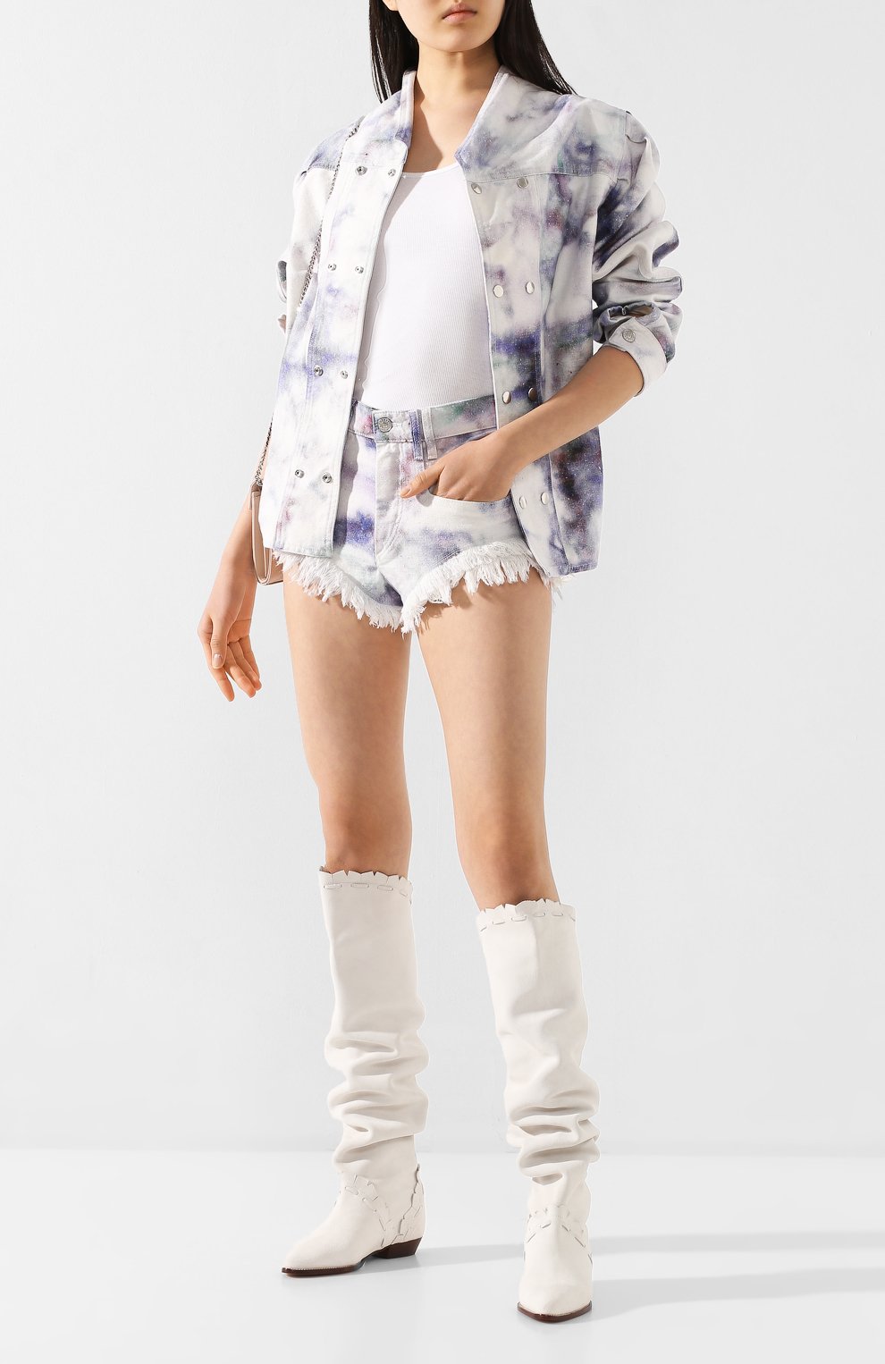 Хлопковые шорты ISABEL MARANT, арт. SH0331-20E011I/ENEIDA, фото 2