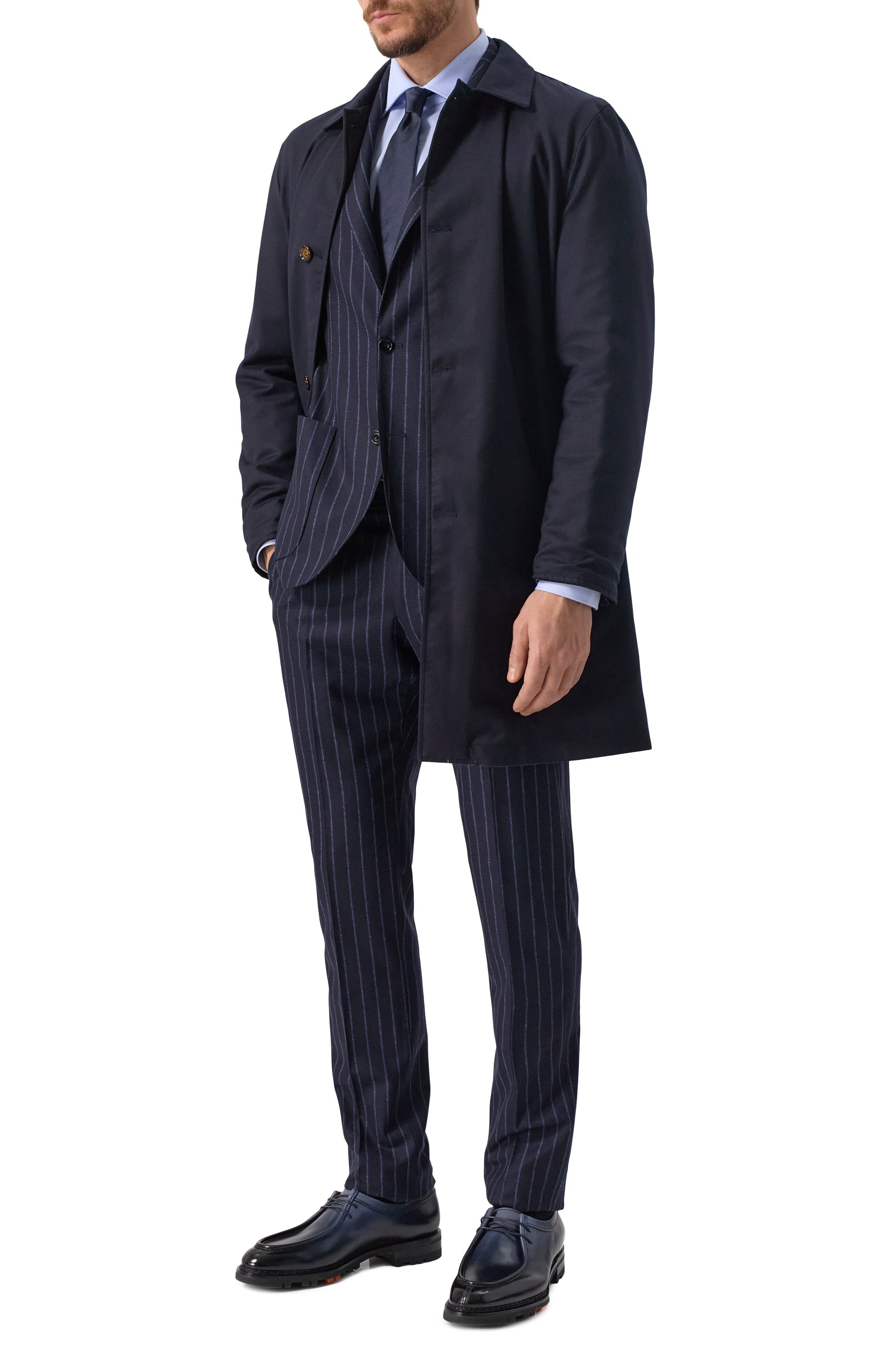 Костюм из шерсти и кашемира MVST темно-синего цвета по цене 310000 руб., арт. SG4200S0690510, фото 2 Костюм из шерсти и кашемира MVST, арт. SG4200S0690510, фото 2