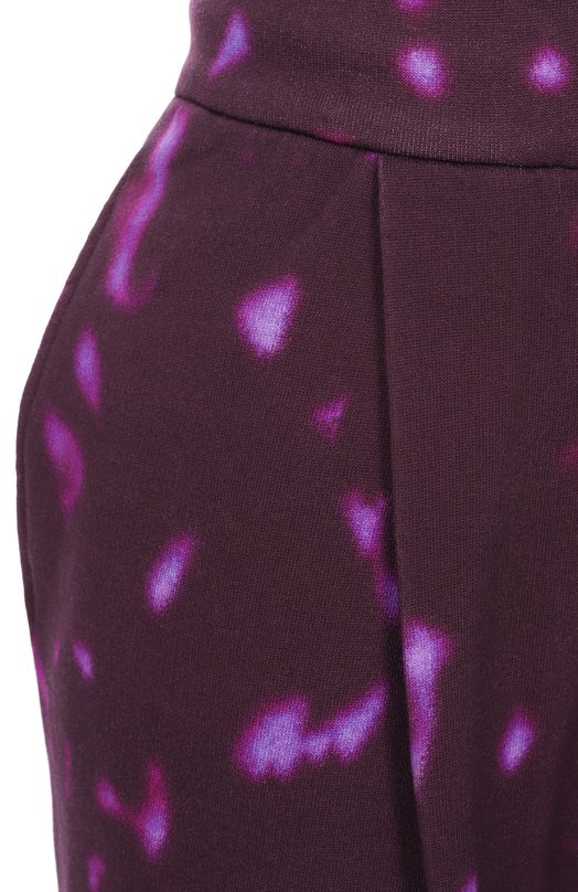 Хлопковые брюки Dries Van Noten 251-011119-1612 Фиолетовый  251-011119-1612 Фото 6