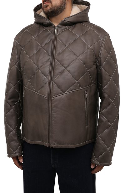 Кожаная куртка с подкладкой из ласки ZILLI, арт. MAW-KYLE0-01985/0003/60-64, фото 3