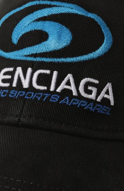 Хлопковая бейсболка BALENCIAGA, арт. 771966/410B2, фото 4