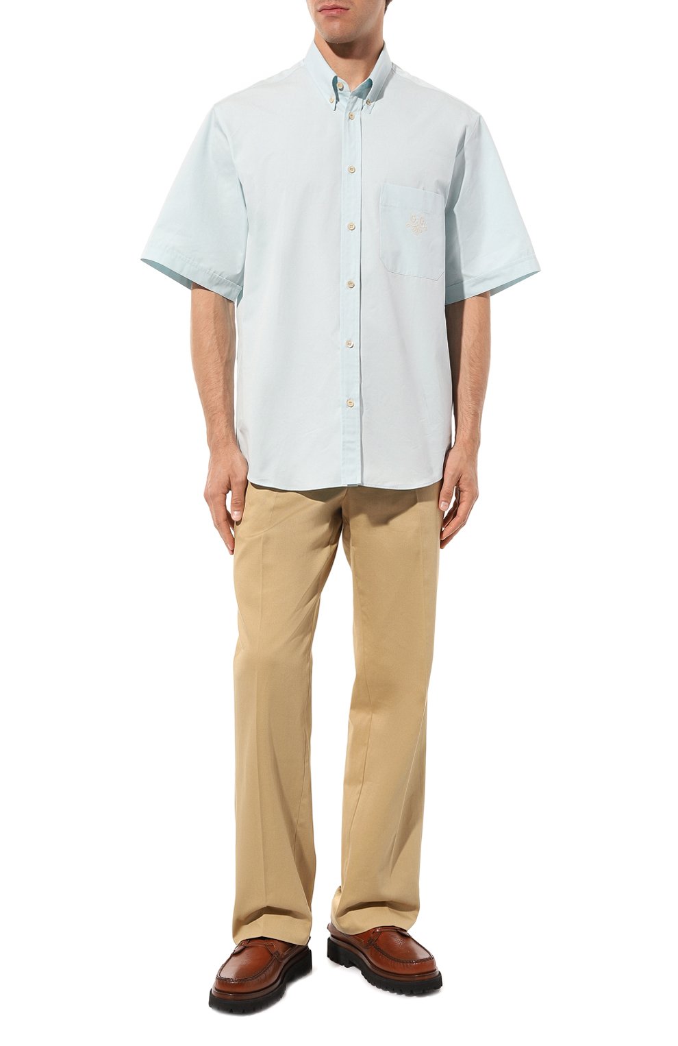 Хлопковая рубашка GUCCI, арт. 630264 ZAEOQ, фото 2