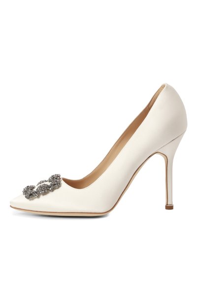 Текстильные туфли hangisi 105 MANOLO BLAHNIK, арт. 9XX-0664/SAT, фото 4