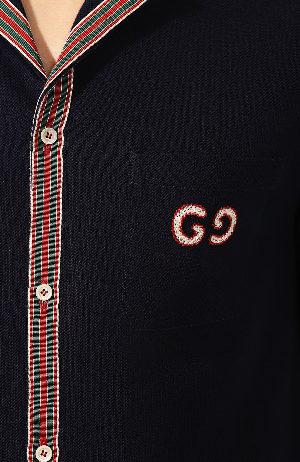 Хлопковая рубашка GUCCI, арт. 573259/XJA6D, фото 5