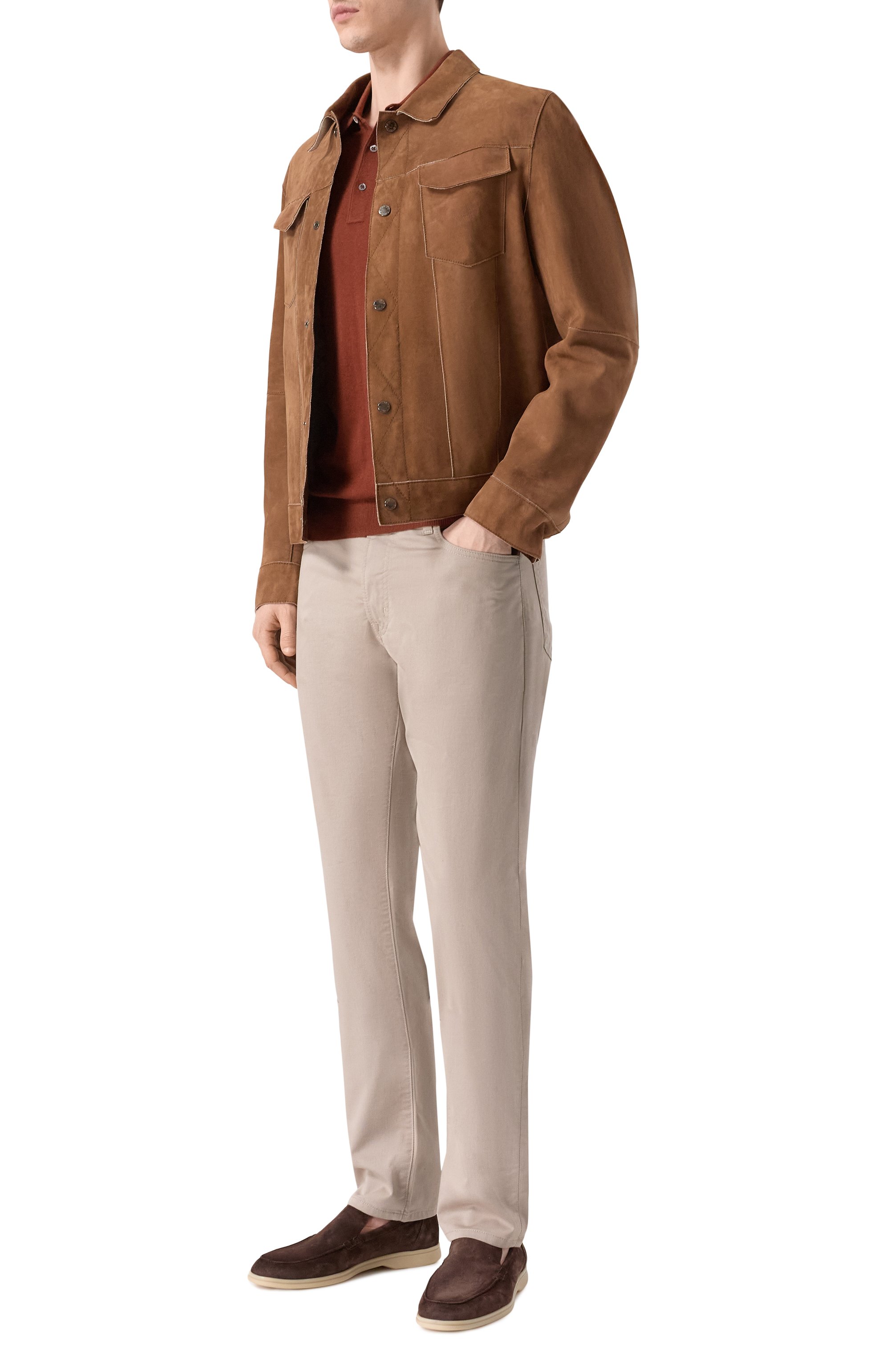 Поло из кашемира и шелка CORNELIANI, арт. 26M539-2625129, фото 2