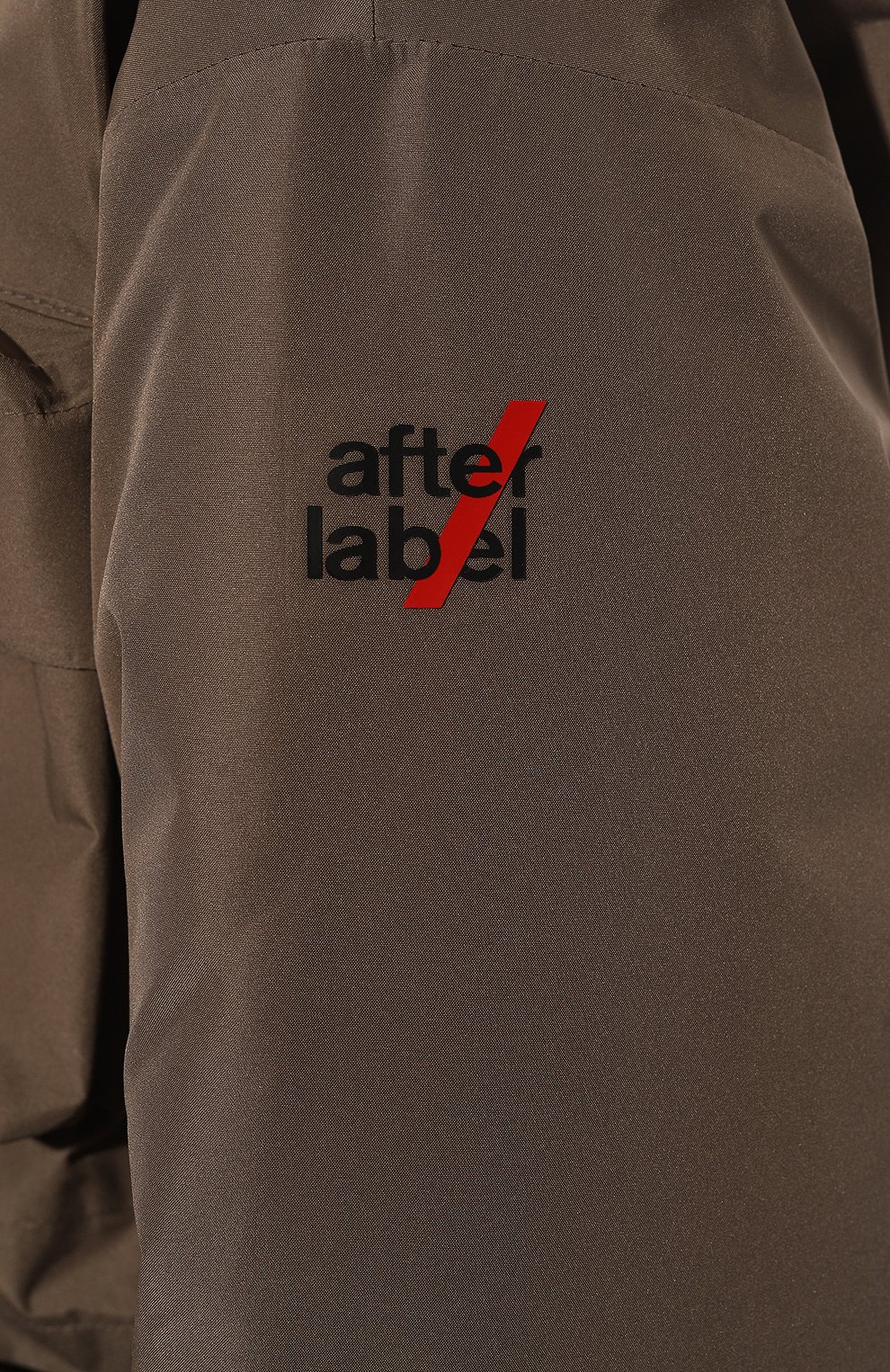 Пуховик AFTER LABEL коричневого цвета по цене 73650 руб., арт. MINT0/P048, фото 5 Пуховик AFTER LABEL, арт. MINT0/P048, фото 5