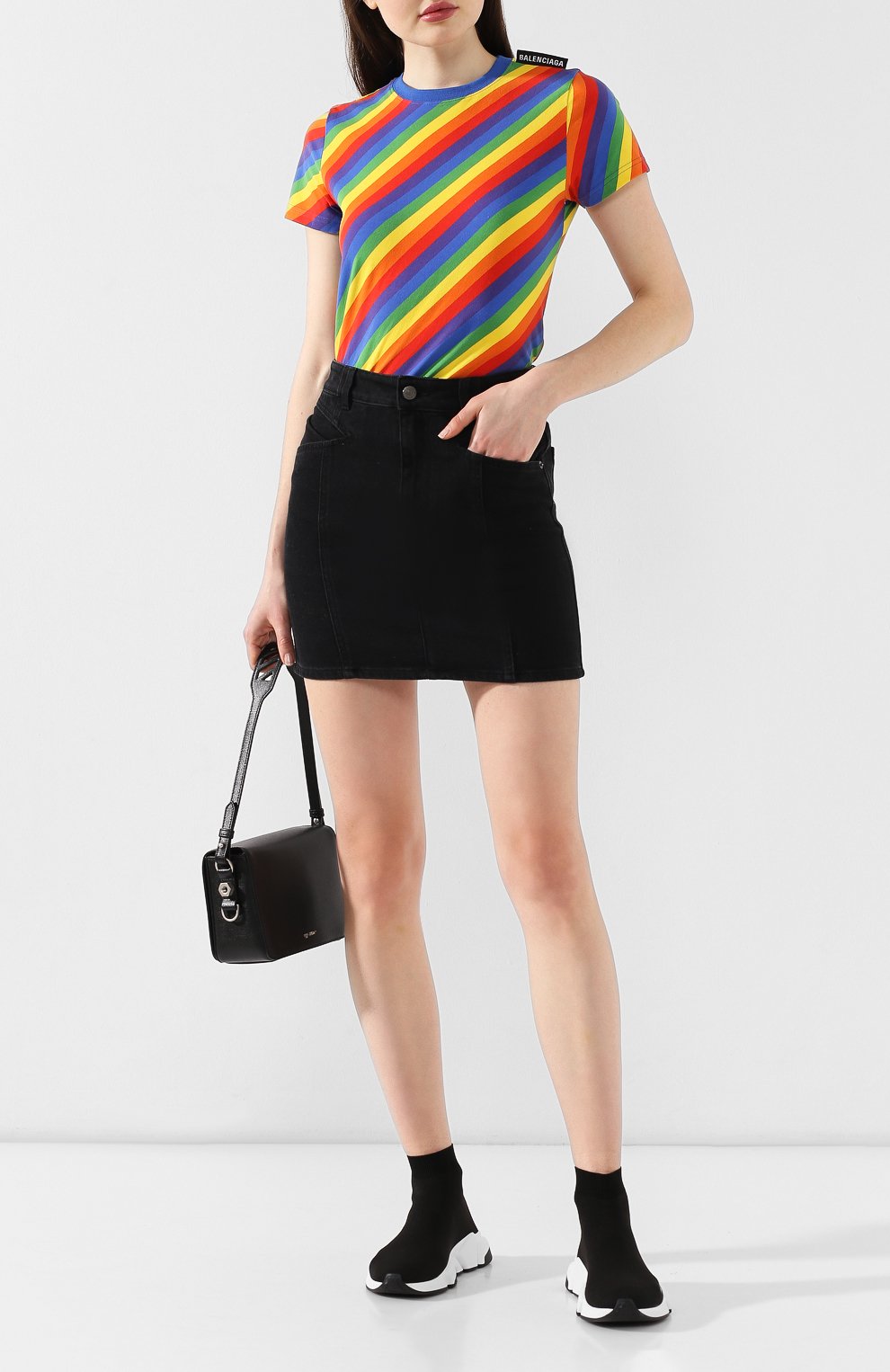 Хлопковая футболка BALENCIAGA, арт. 578133/TEVG1, фото 2