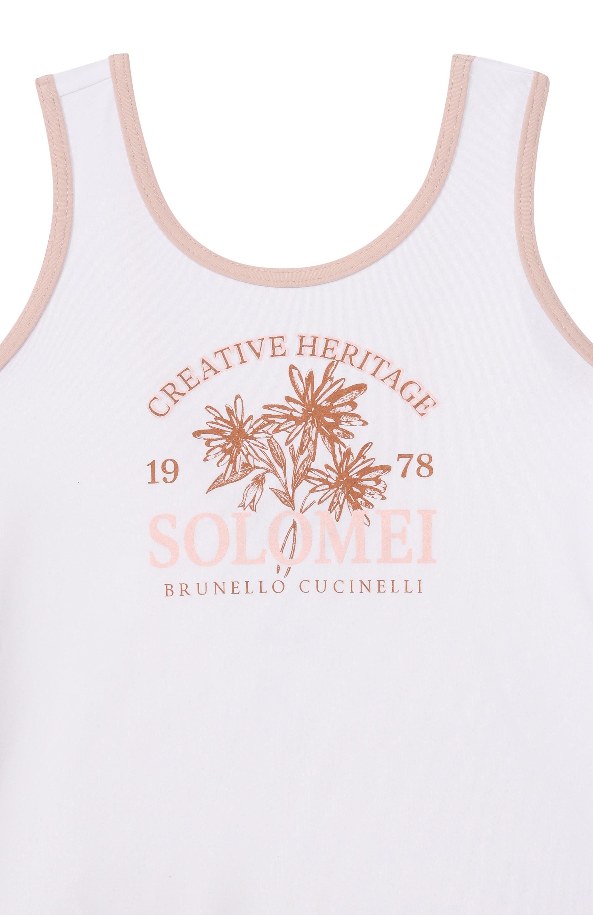 Слитный купальник BRUNELLO CUCINELLI белого цвета по цене 34950 руб., арт. BQ965H402C, фото 3 Слитный купальник BRUNELLO CUCINELLI, арт. BQ965H402C, фото 3