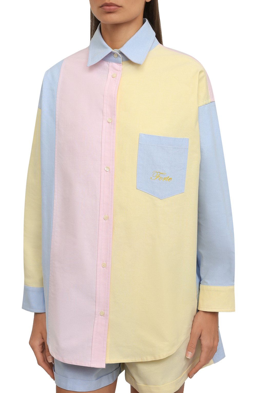 Хлопковая рубашка FORTE DEI MARMI COUTURE, арт. 22SF2105, фото 3