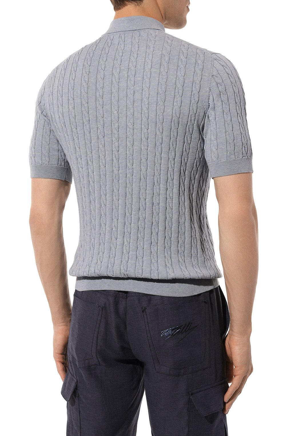 Хлопковое поло ANDREA CAMPAGNA, арт. P24-M7109, фото 4