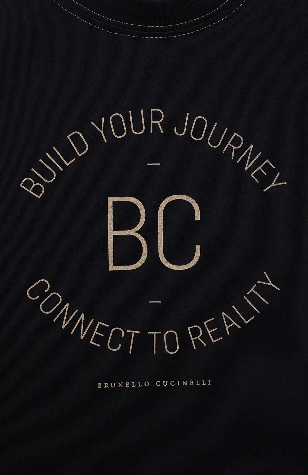 Хлопковая футболка BRUNELLO CUCINELLI, арт. BE857T114A, фото 3