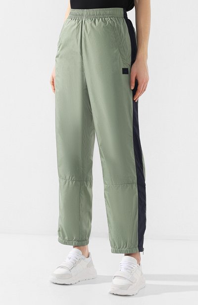Брюки с лампасами ACNE STUDIOS зеленого цвета по цене 19950 руб., арт. CK0004/W, фото 3 Брюки с лампасами ACNE STUDIOS, арт. CK0004/W, фото 3