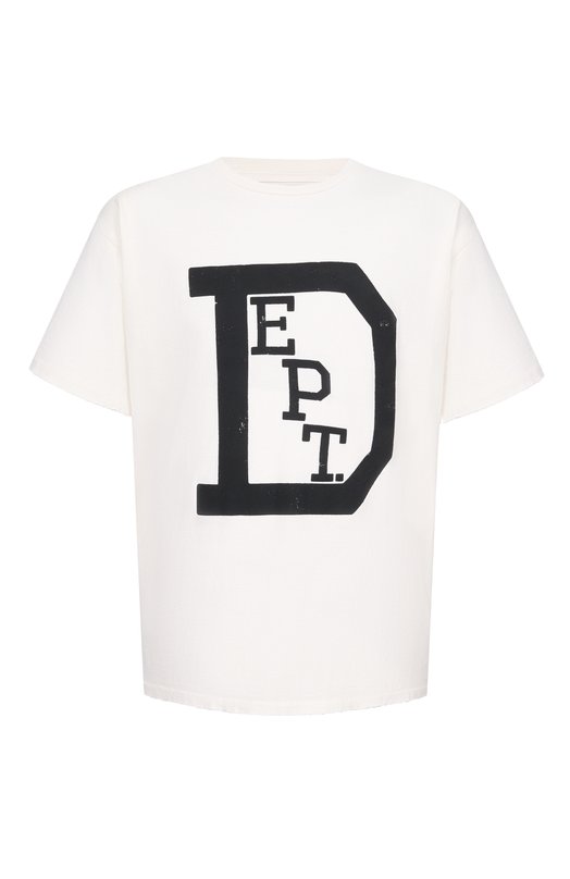 Хлопковая футболка Gallery Dept. UGT-102889 Кремовый UGT-102889