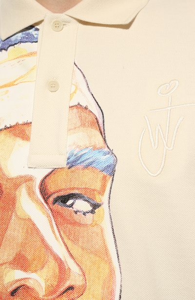 Хлопковое поло jw anderson x pol anglada JW ANDERSON, арт. J00080 PG0476, фото 5