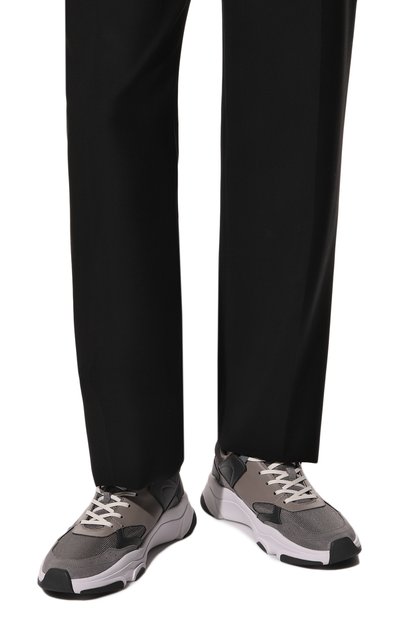 Комбинированные кроссовки BOSS, арт. 50487741, фото 3