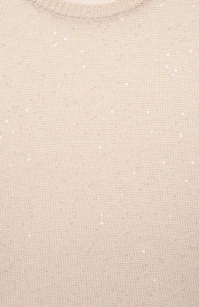 Льняной пуловер BRUNELLO CUCINELLI, арт. B10M50010C, фото 3