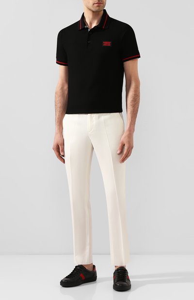 Кожаные кеды ace GUCCI, арт. 386750/A38D0, фото 2