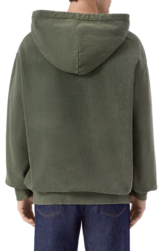 Хлопковое худи Gucci 788771/XJG6A Зелёный  788771/XJG6A Фото 4