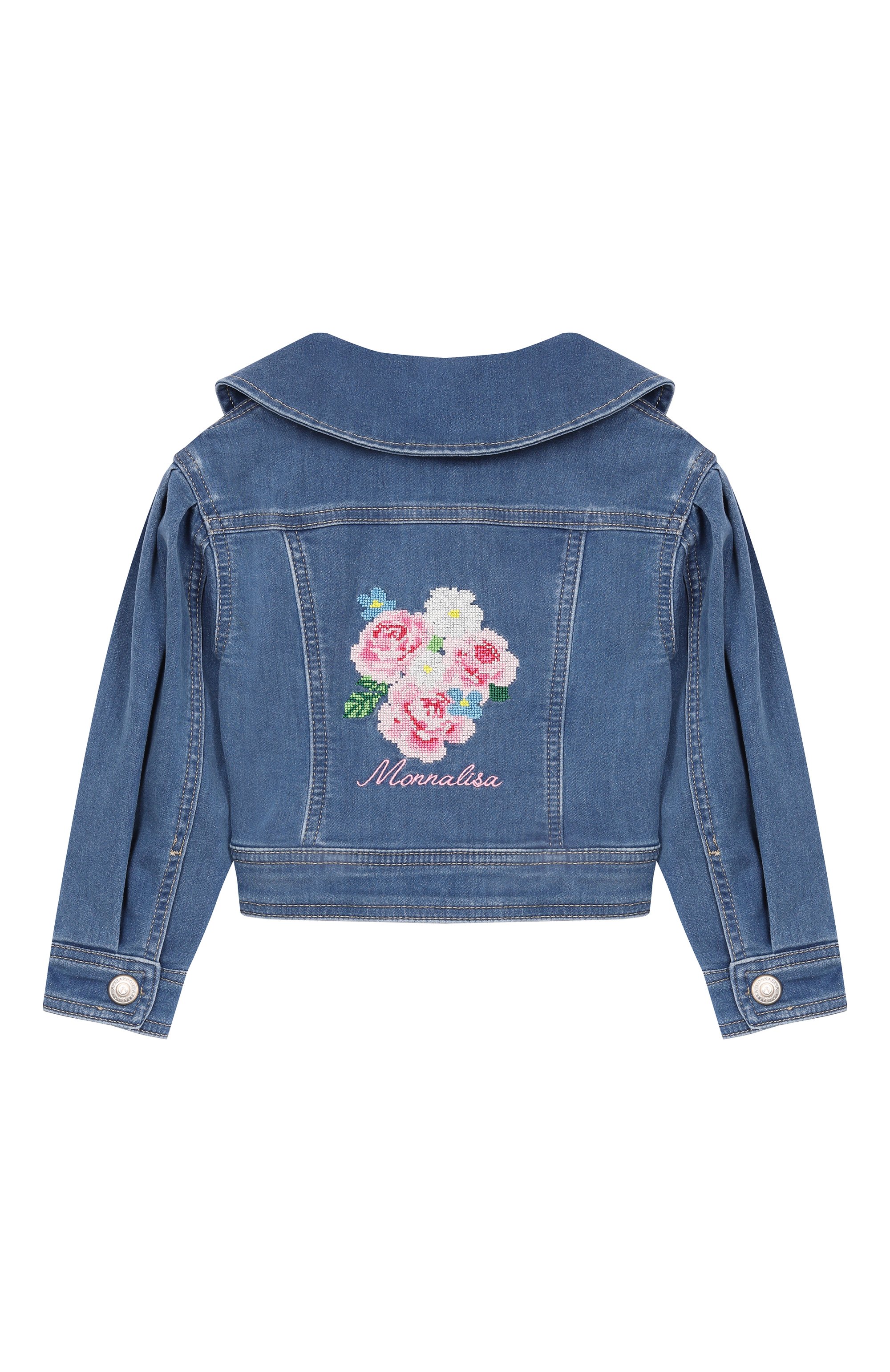 Джинсовая куртка MONNALISA, арт. 39G101, фото 2
