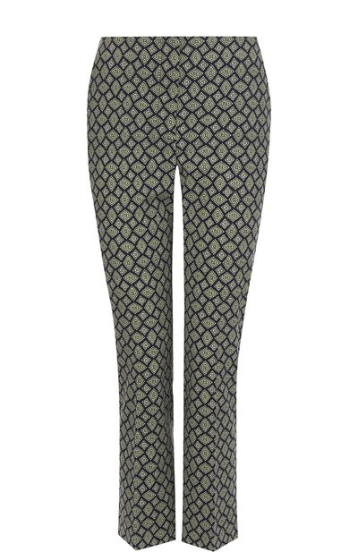 Женские укороченные брюки с принтом и карманами PRADA, арт. P2668-1QM6-F0194
