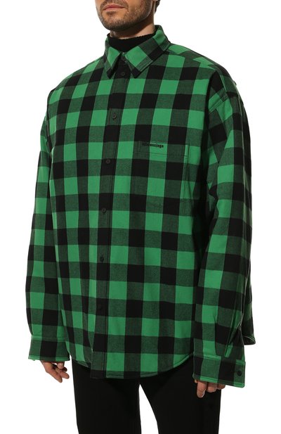 Утепленная куртка-рубашка BALENCIAGA, арт. 676285/TLM14, фото 3
