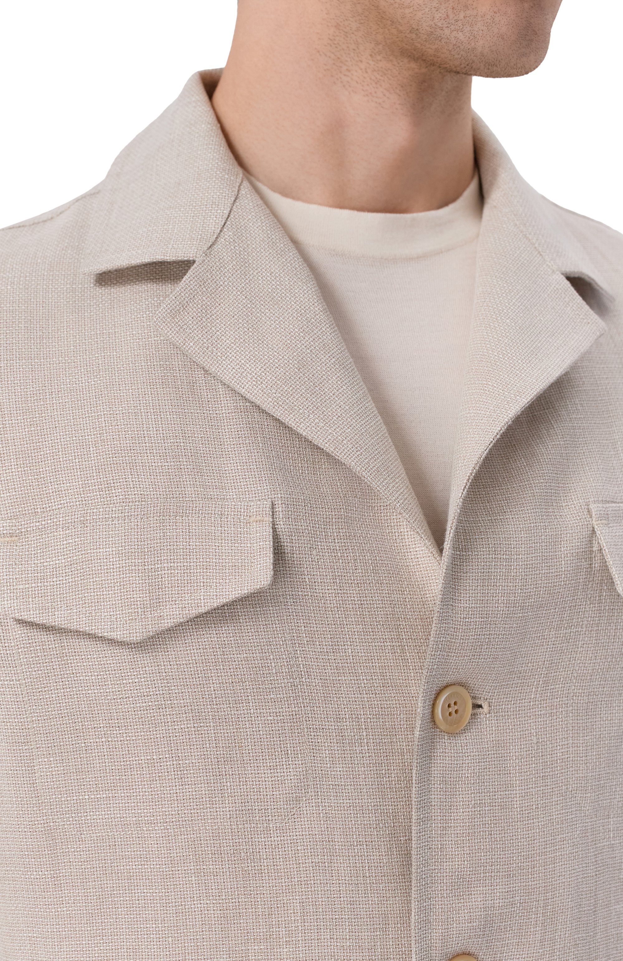 Льняная куртка-рубашка STEFANO RICCI, арт. SP008166/VT0002, фото 5