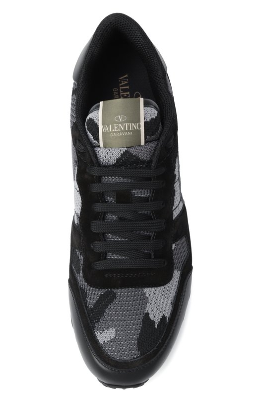 Комбинированные кроссовки Rockrunner Valentino 7Y2S0723/QRK Серый  7Y2S0723/QRK Фото 6