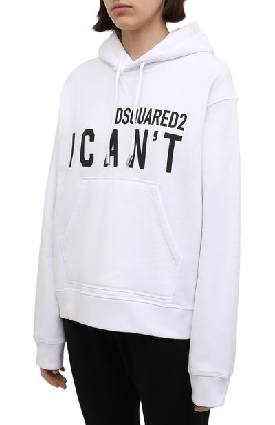 Хлопковое худи DSQUARED2, арт. S75GU0423/S25516, фото 3