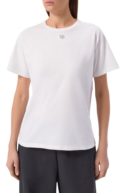 Хлопковая футболка DIESEL, арт. A20399/0JMBB, фото 3