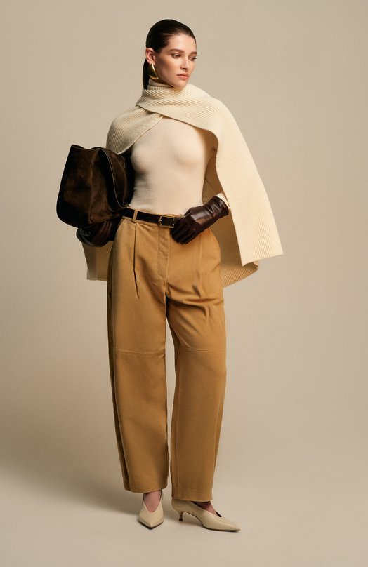 Шерстяное платье Jil Sander J02GP0239/J14737 Кремовый  J02GP0239/J14737 Фото 6