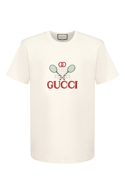 Хлопковая футболка GUCCI, арт. 548334/XJBLE, фото 1