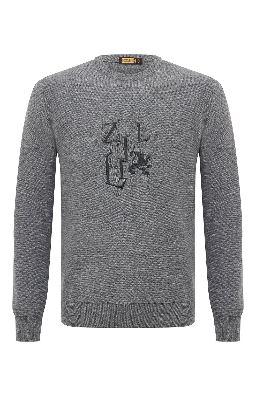 Джемпер из шерсти и кашемира ZILLI серого цвета по цене 99500 руб., арт. KRN001M0220VZF000, фото 1 Джемпер из шерсти и кашемира ZILLI, арт. KRN001M0220VZF000, фото 1
