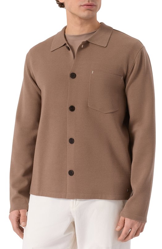 Шерстяная куртка-рубашка Bogner 88311222 Бежевый  88311222 Фото 3