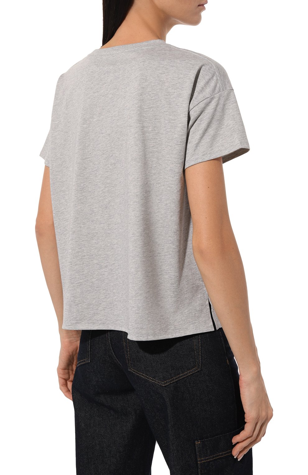 Хлопковая футболка LOULOU DE SAISON, арт. BASILUZZ0, фото 4