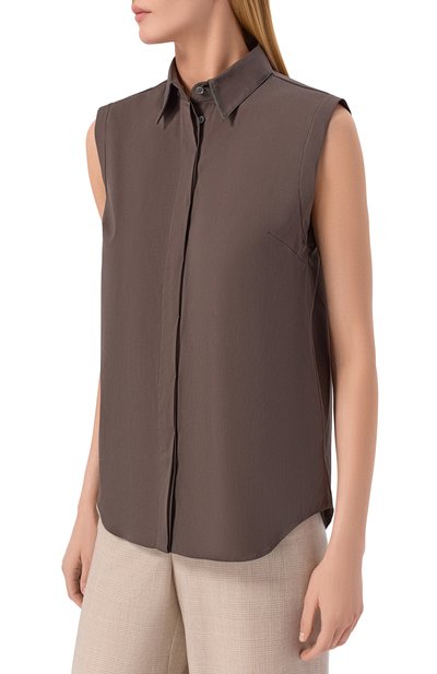 Хлопковый топ BRUNELLO CUCINELLI, арт. MP091MA616, фото 3