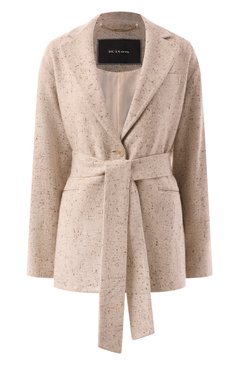 Женский кашемировый жакет KITON бежевого цвета, арт. D58502K0518E02 | Фото 1 (Драгоценные камни: Проставлено; Материал внешний: Кашемир, Шерсть; Рукава: Длинные; Материал сплава: Проставлено; Длина (для топов): Удлиненные; Женское Кросс-КТ: Жакет-одежда; 1-2-бортные: Однобортные; Стили: Классический)
