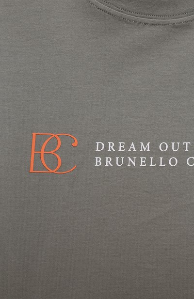 Хлопковая футболка BRUNELLO CUCINELLI, арт. B0T61T118A, фото 3