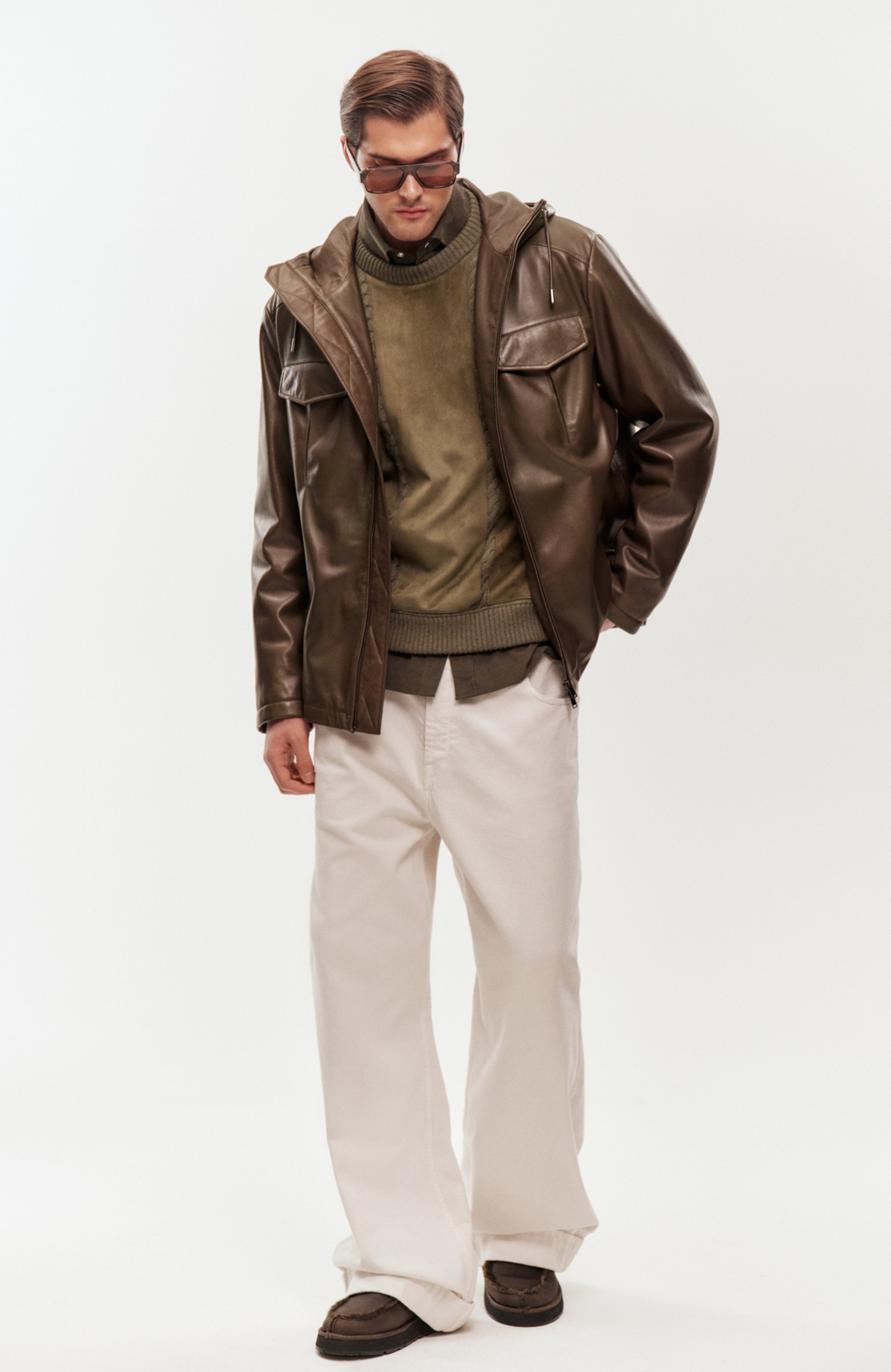 Кожаные пенни-лоферы GIORGIO ARMANI, арт. GM002173/AF19478, фото 7