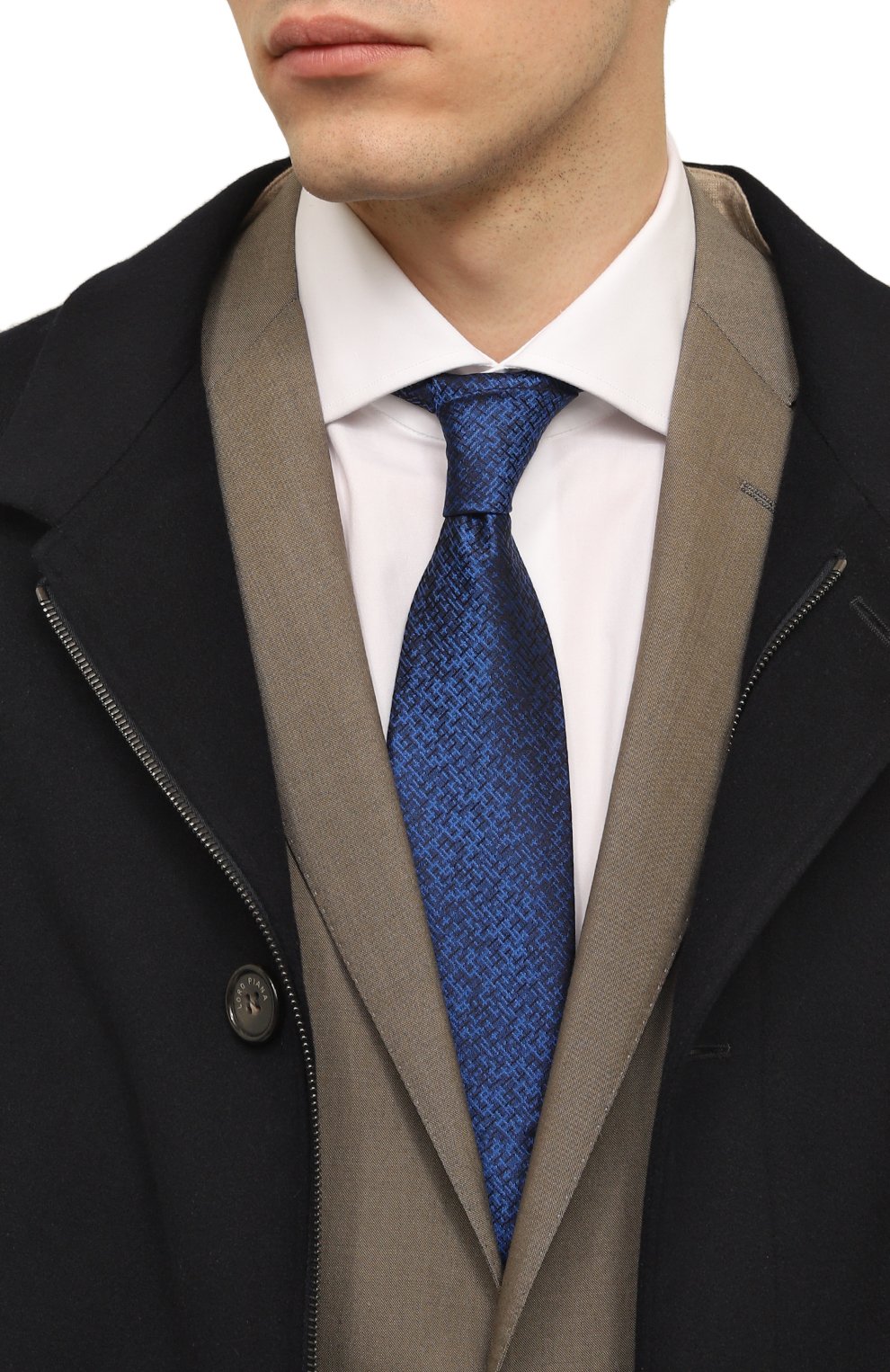 Шелковый галстук STEFANO RICCI синего цвета по цене 28950 руб., арт. CCXL/48116, фото 2 Шелковый галстук STEFANO RICCI, арт. CCXL/48116, фото 2