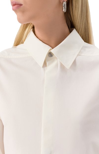 Хлопковая рубашка RICK OWENS, арт. RP01E7240/P, фото 5