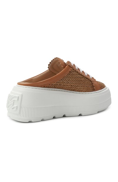 Кеды nexus CASADEI светло-коричневого цвета по цене 66550 руб., арт. 2X068J0701/HAN0I, фото 5 Кеды nexus CASADEI, арт. 2X068J0701/HAN0I, фото 5