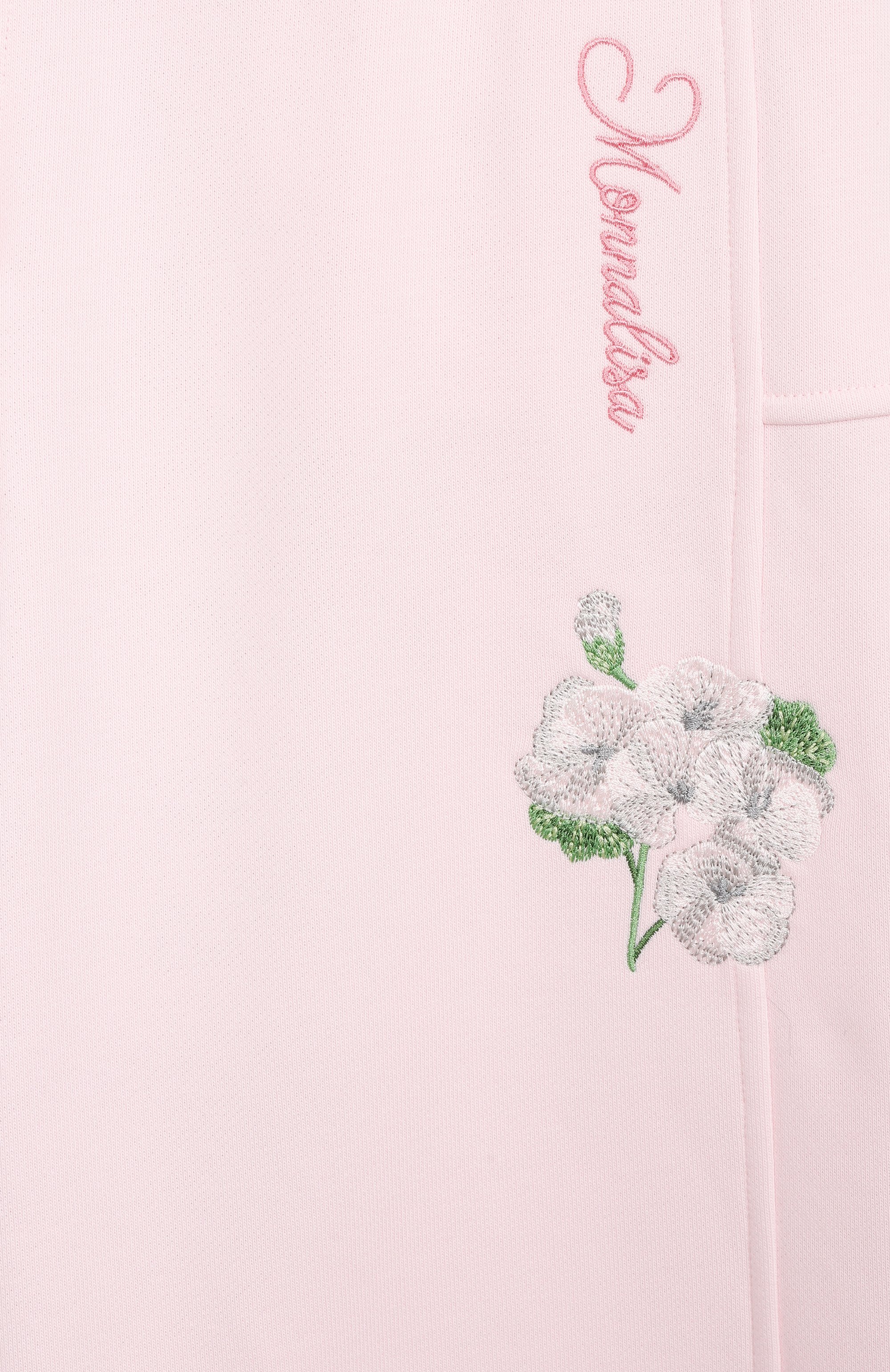 Хлопковые брюки MONNALISA, арт. 79G400, фото 3