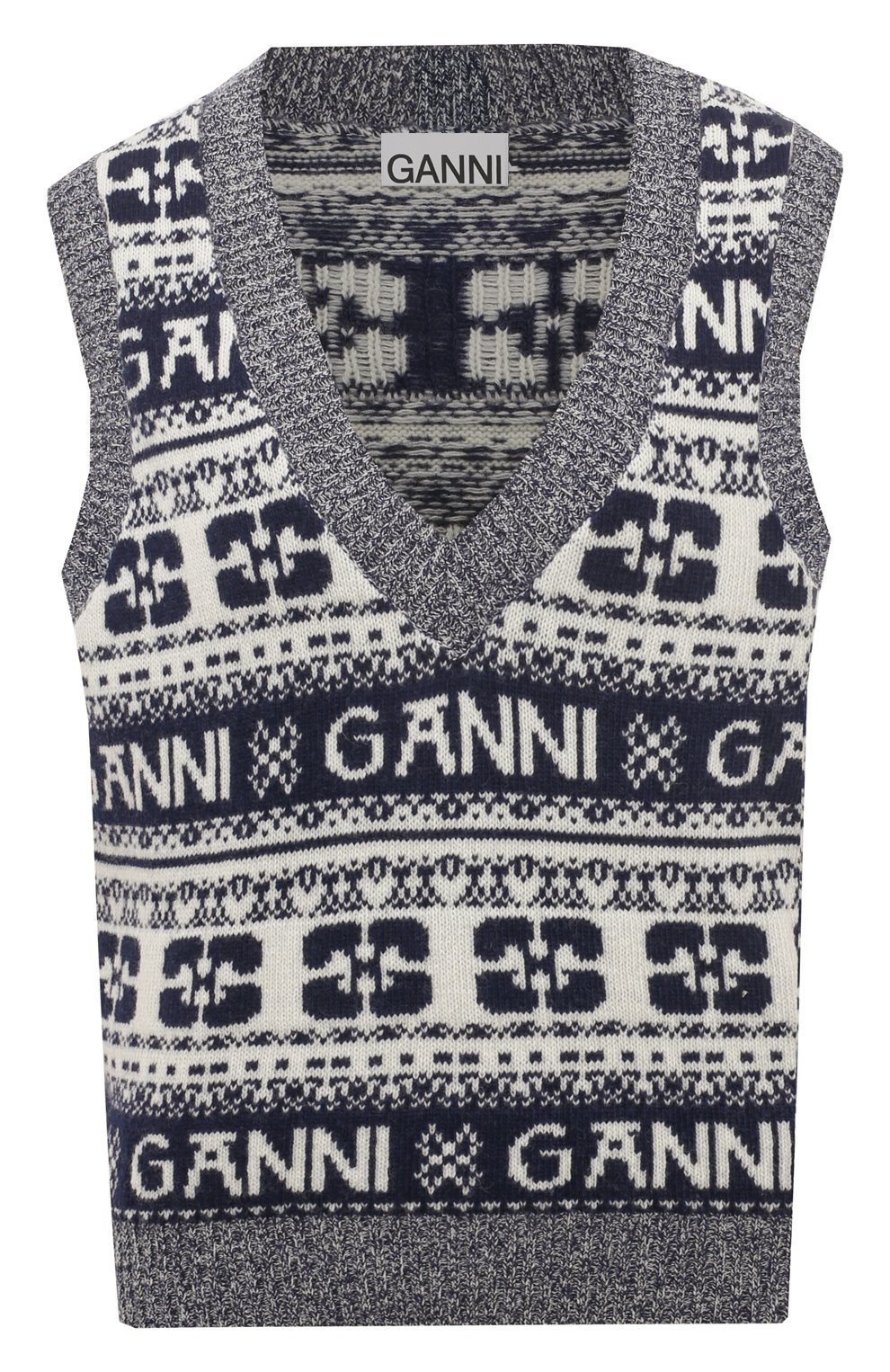 Шерстяной жилет GANNI, арт. K2092, фото 1