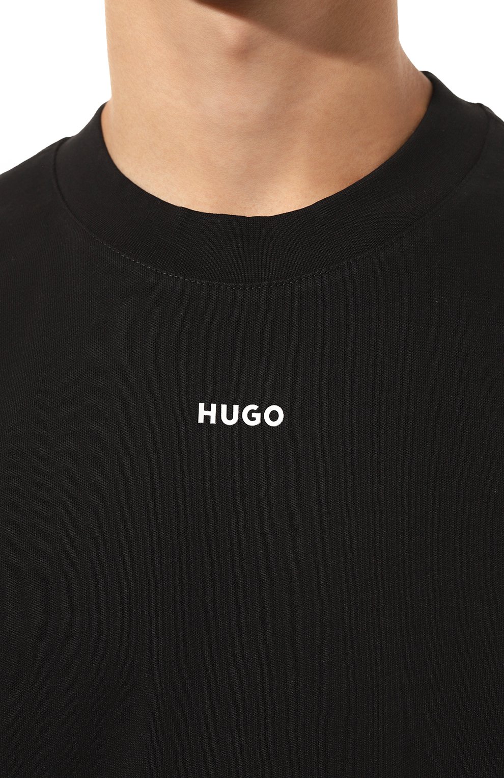 Хлопковая футболка HUGO, арт. 50488330, фото 5