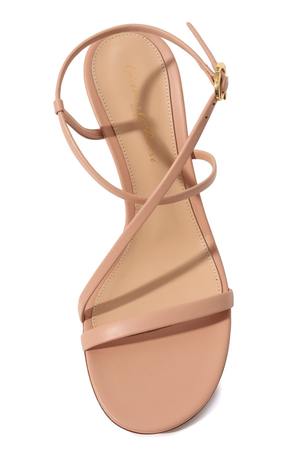 Кожаные босоножки GIANVITO ROSSI, арт. G32225.55LAC.NAPPEAH, фото 6