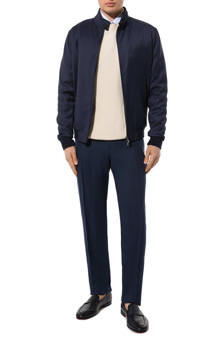 Бомбер из шерсти и шелка ANDREA CAMPAGNA, арт. BARNEYS/542.201, фото 1