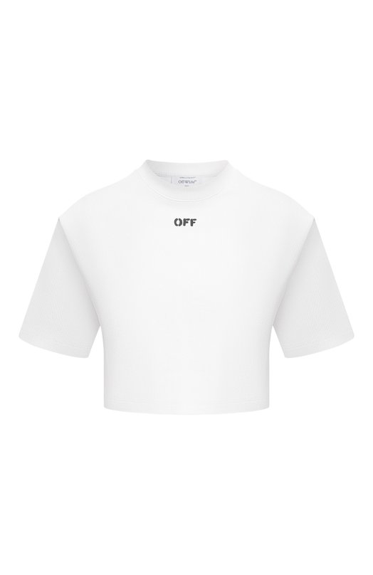 фото Хлопковая футболка off-white