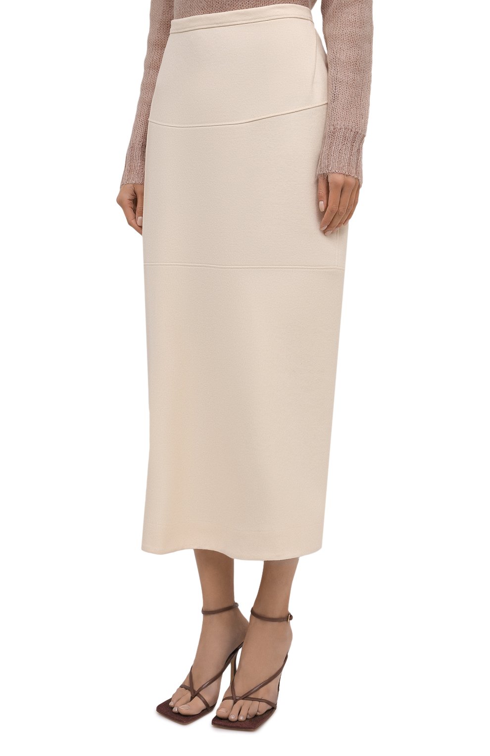 Шерстяная юбка JIL SANDER, арт. JSPT720009-WT207908A, фото 3