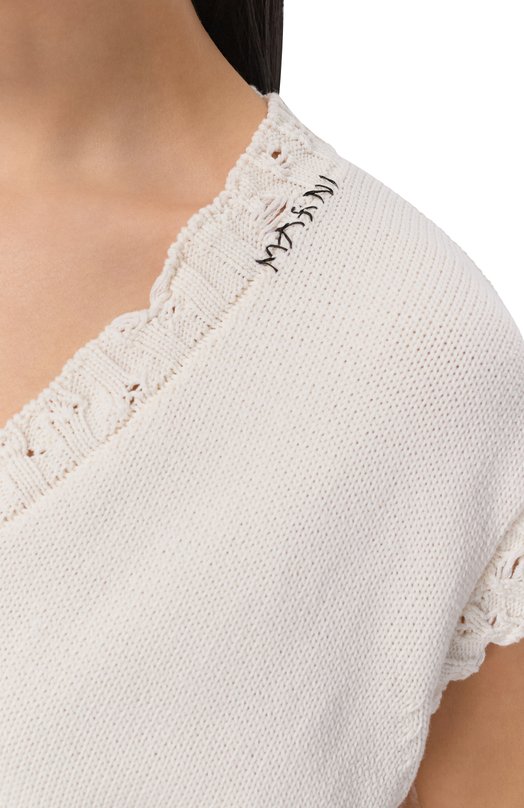 Хлопковый жилет Marni CVMD0088A0/UFC652 Белый  CVMD0088A0/UFC652 Фото 5